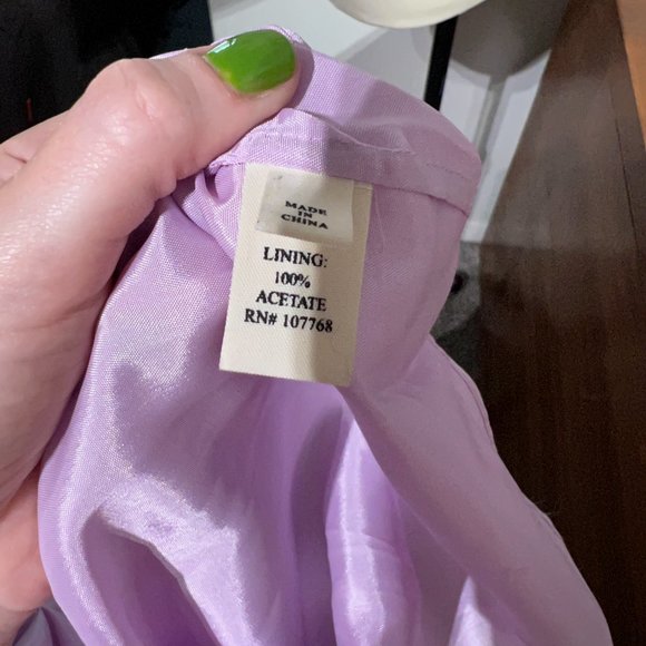 LAILA DRESS CHIFFON MAXI PURPLE BLUE SIZE 4 SMALL - Picture 15 of 16